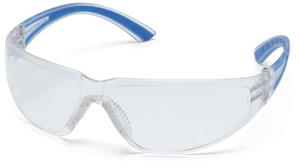 PYRAMEX CORTEZ BLUE TEMPLES CLEAR LENS - Tagged Gloves
